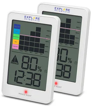 Гигрометр Explore Scientific Mould Alert, белый (2 шт.), изображение 1