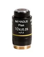 Объектив MAGUS 10PL60V Plan 10х/0,25 ∞/1,2 H60 мм