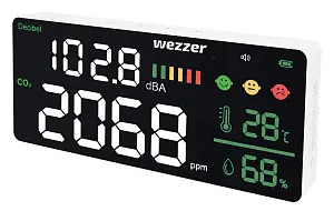 Монитор качества воздуха Levenhuk Wezzer Air PRO CN20, с шумомером, изображение 1