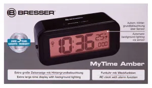 Часы Bresser MyTime Amber, черные, изображение 11