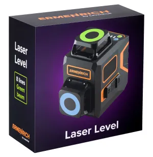 Лазерный уровень Ermenrich PRO LV40, черный, изображение 10