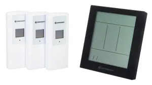 Метеостанция Bresser Temeo Hygro Quadro Prestige с тремя датчиками, серая, изображение 28