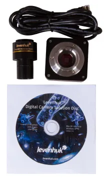 Микроскоп цифровой Levenhuk MED D35T, тринокулярный, изображение 10