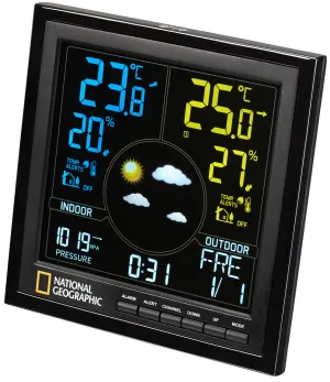 Метеостанция Bresser National Geographic VA с цветным дисплеем, изображение 2