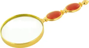 Лупа на ручке 3x, металл, цветная (16-72), изображение 2