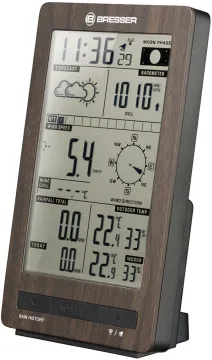 Метеостанция Bresser ClimaTemp FW в корпусе под дерево, изображение 19