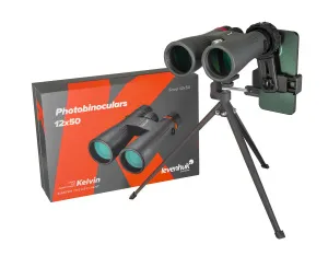 Фотобинокль Levenhuk Kelvin Snap 12x50, изображение 2
