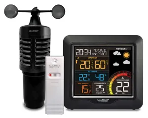 Метеостанция La Crosse WS6861 с цветным экраном, черная, изображение 2