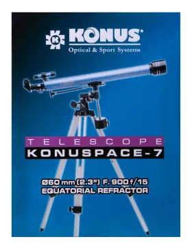 Телескоп Konus Konuspace-7 60/900 EQ, изображение 15