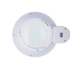 Лупа Veber 3D/5D, 1,75/2,25x, 150 мм, с подсветкой, на струбцине (8608D), изображение 3