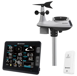 Метеостанция Bresser «6 в 1» Wi-Fi, профессиональная, черная, изображение 7