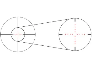 Прицел оптический GAUT Quartz 3–9x40 AO, сетка 2 (Mil-Dot) , изображение 8